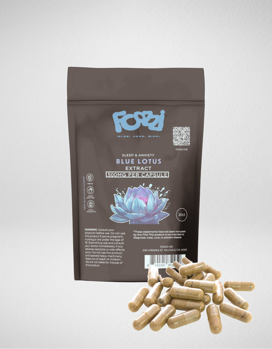 Blue Lotus Capsules 500mg - 30ct